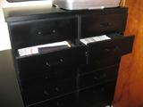 Techline black filing cabinet -  $75