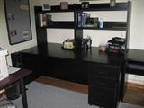 Techline desk with hutch - $95