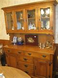 maple china cabinet