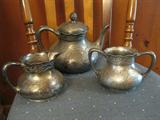 silverplate tea set