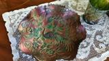 Carnival Peacock Bowl