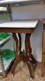 Marble Victorian Table, very nice