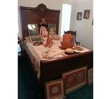 Tigerwood Bed Assembled