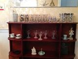Vintage barware. Glassware.