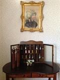 Salt and Pepper Collection. Art. Kidney Desk. Vanity.
