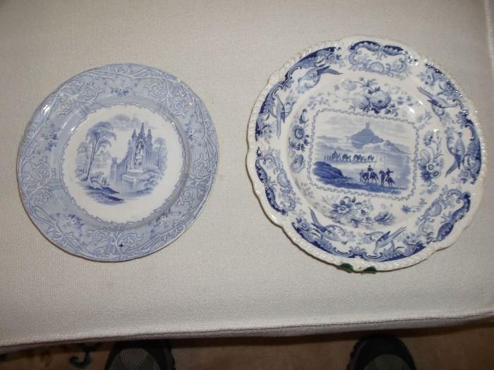 Blue transfer plates