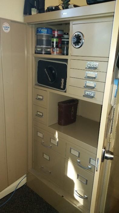 Filing Cabinet Organizer with built in Safe