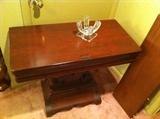 1800's Mahogany Game Table Folded