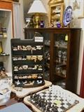 chess set, jewelry, furniture, glassware, plates, lamps, etc.