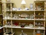 framed art, glassware, porcelain, pottery, oyster plates, Belleek, etc.