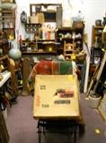 primitives, vintage toys, military, nautical, decoys, crocks, etc.