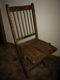 Old folding chair