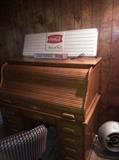 Great Secretary Desk, Coca~Cola Menu Board, Light-Up Coke "Cold Drinks" 