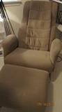 VINTAGE MASSAGE CHAIR & OTTOMAN