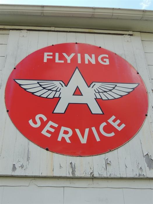 Service Station sign (original not a repro)