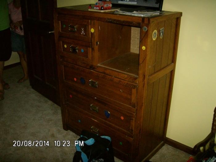 Young-Hinkle child's bedroom set.  Bunk beds, 2 dressers, desk & chair