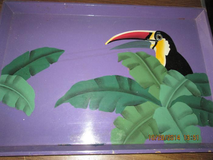 HAND PAINTED TRAY