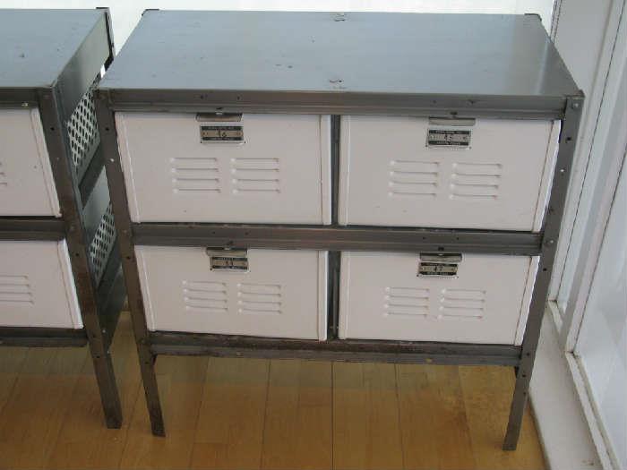 Vintage Medical Lockers 2 Front View