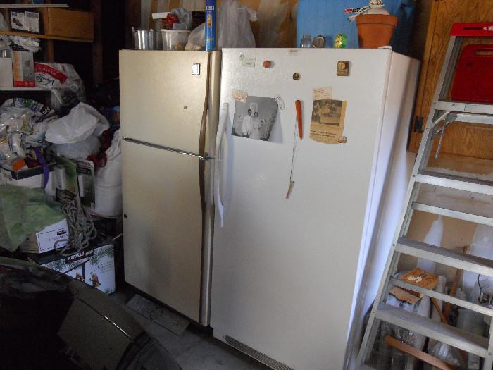Refrigerator Freezer, and Single Large Freezer