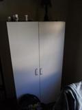 White Storage Cabinet 
