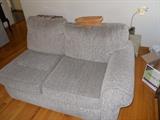 2-Seater Sectional Couch - Grey