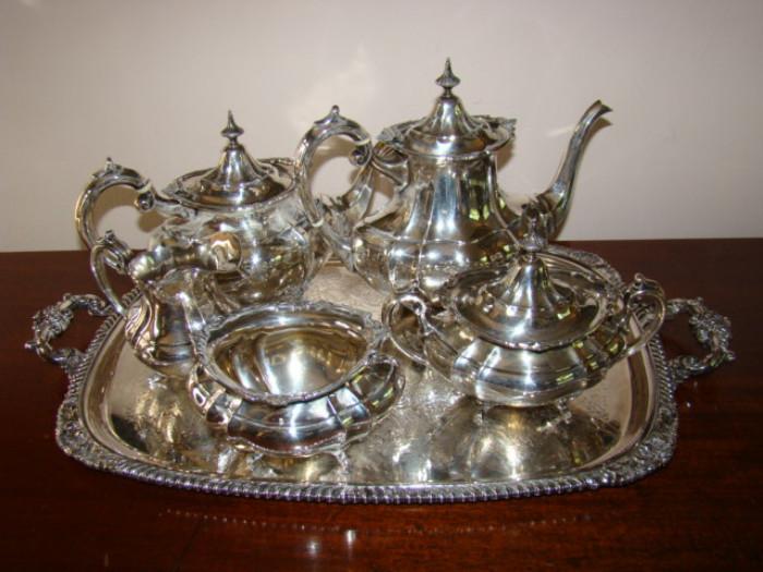 Reed & Barton "Hampton Court" sterling tea set