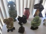 JADE, SOAPSTONE, BRONZES