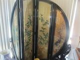 JADE & PAINTED ROOM DIVIDER/SCREEN