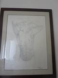 FRAMED & SIGNED MALE NUDE PICTURE