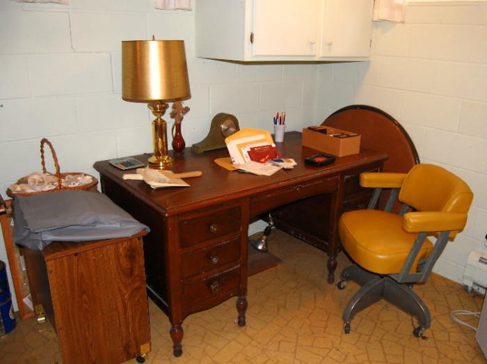 NICE old Walnut Executive Desk