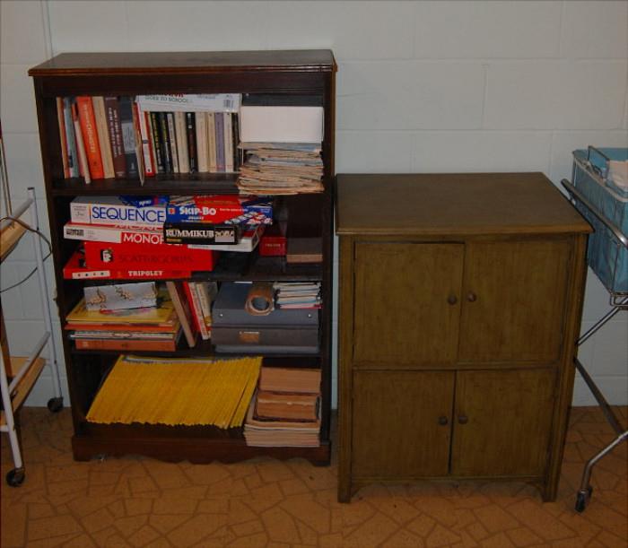 Vintage Book Shelf & Cabinet