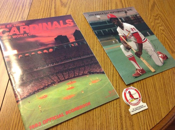 St. Louis Baseball Cardinal memorabilia 