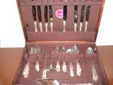 Silver plate flatware - one of several sets