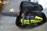 Poulan 2050 Woodsman Chain Saw with case and sharpener