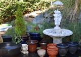 Fountains and Planters