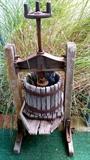 antique wine press