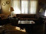 Sofa Bed, Lamps,Coffee Table, End Tables