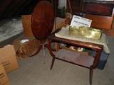Antique Table, Tilt Top Table