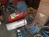 Craftsman Compressor, Salamander Heater,File Cabinet