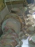 Hand painted Bavarian china;
