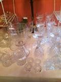 Napkin rings; napkin holder; glassware; other serving pieces;