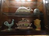 Fitz & Floyd Fish tureen, Wedgwood and Hull "Sunglow" vase still available.