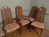 8 piece set of dining room chairs