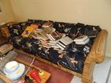 Books, Rattan Sofa