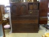 Three piece stacking Armoire/Chest on Chest