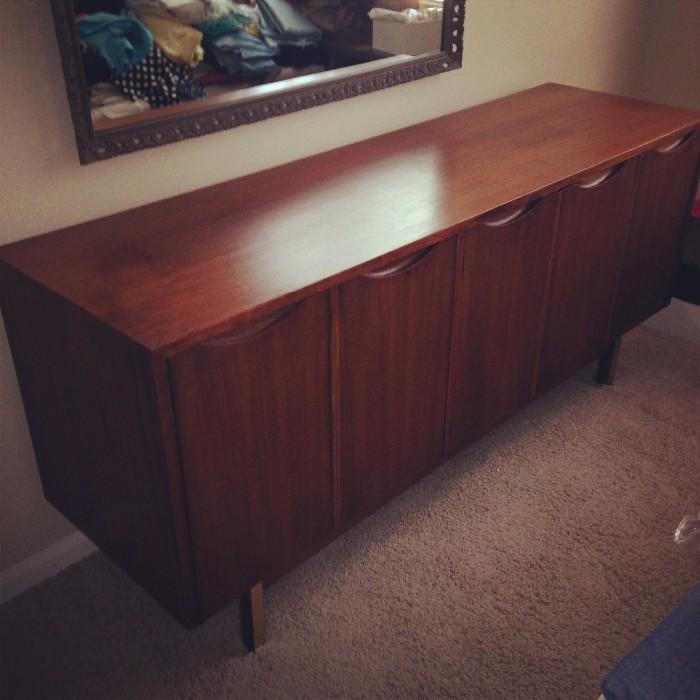 To die for! American of Martinsville 1960s MCM Walnut Credenza