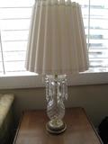 Heavy Cut Crystal Lamp