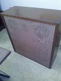 Pair of custom-built speaker cabinets with vintage circa 1970 UTAH speakers