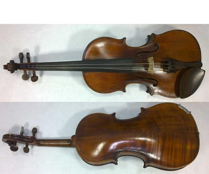 Stradivarius Copy Violin and Bows