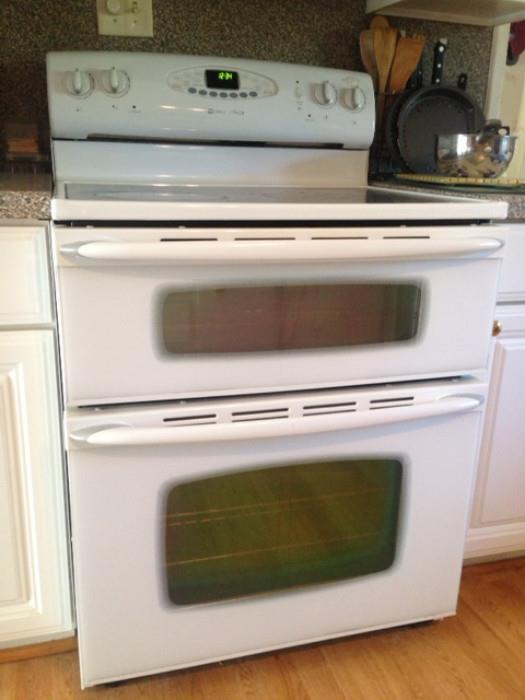 MAYTAG DOUBLE OVEN GLASS SMOOTH TOP